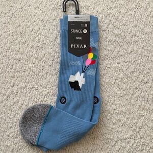 Disney UP Stance Pixar Blue and Gray Socks